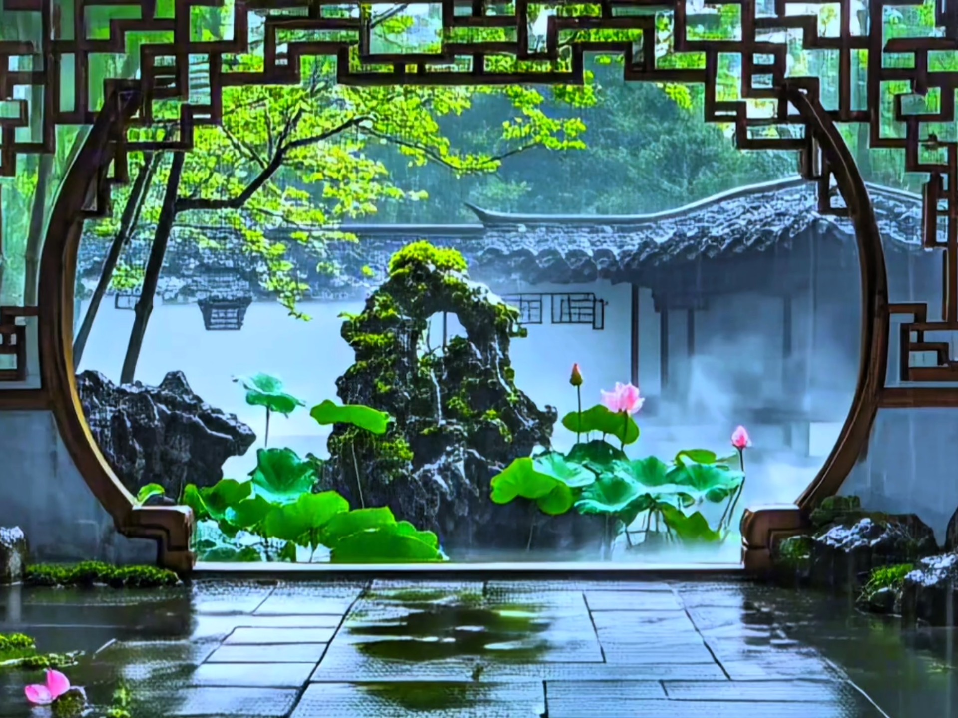 苏州园林园林风景素材【无水印】