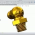 Solidworks tutorial Grease nipple M8-90 degree