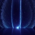 jfx5274Ｋ舞蹈粒子光线元素蓝色光束舞台ＬＥＤ背景视频素材高清动态