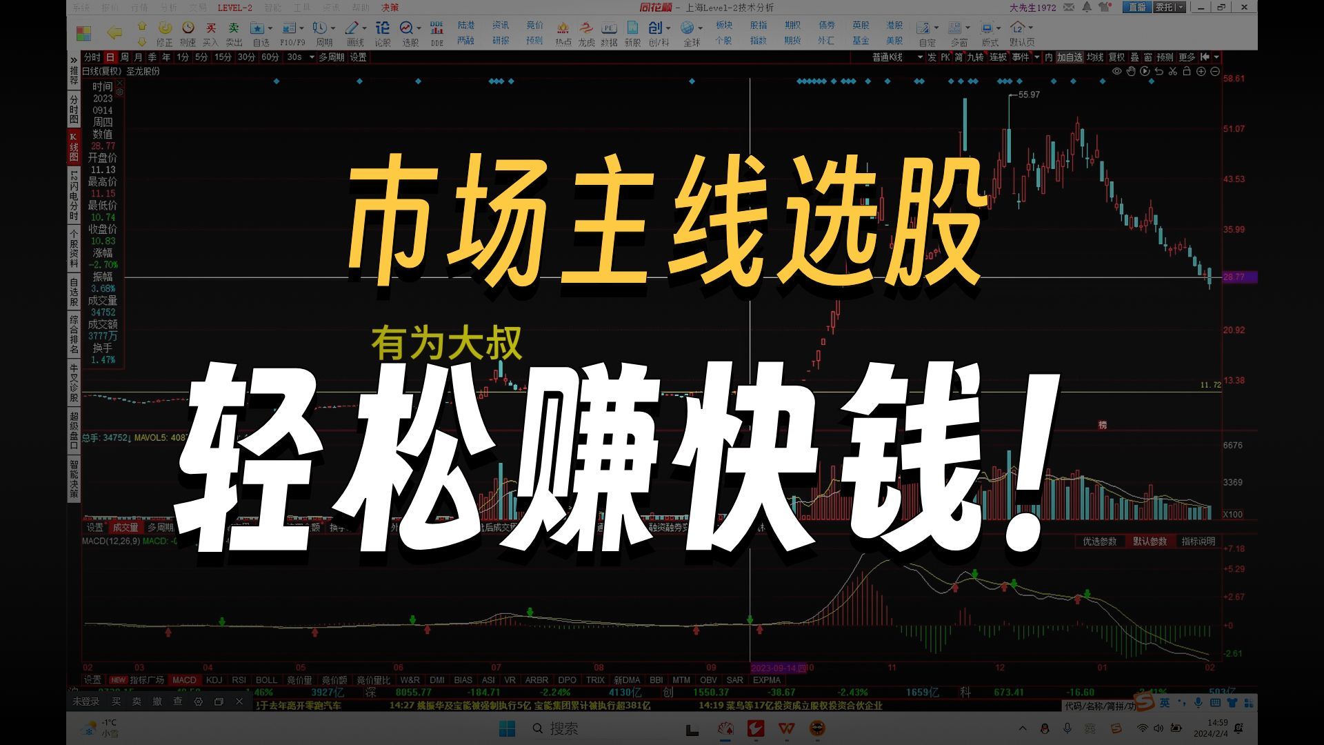 邻居大爷三十三节系统课第二讲如何选股