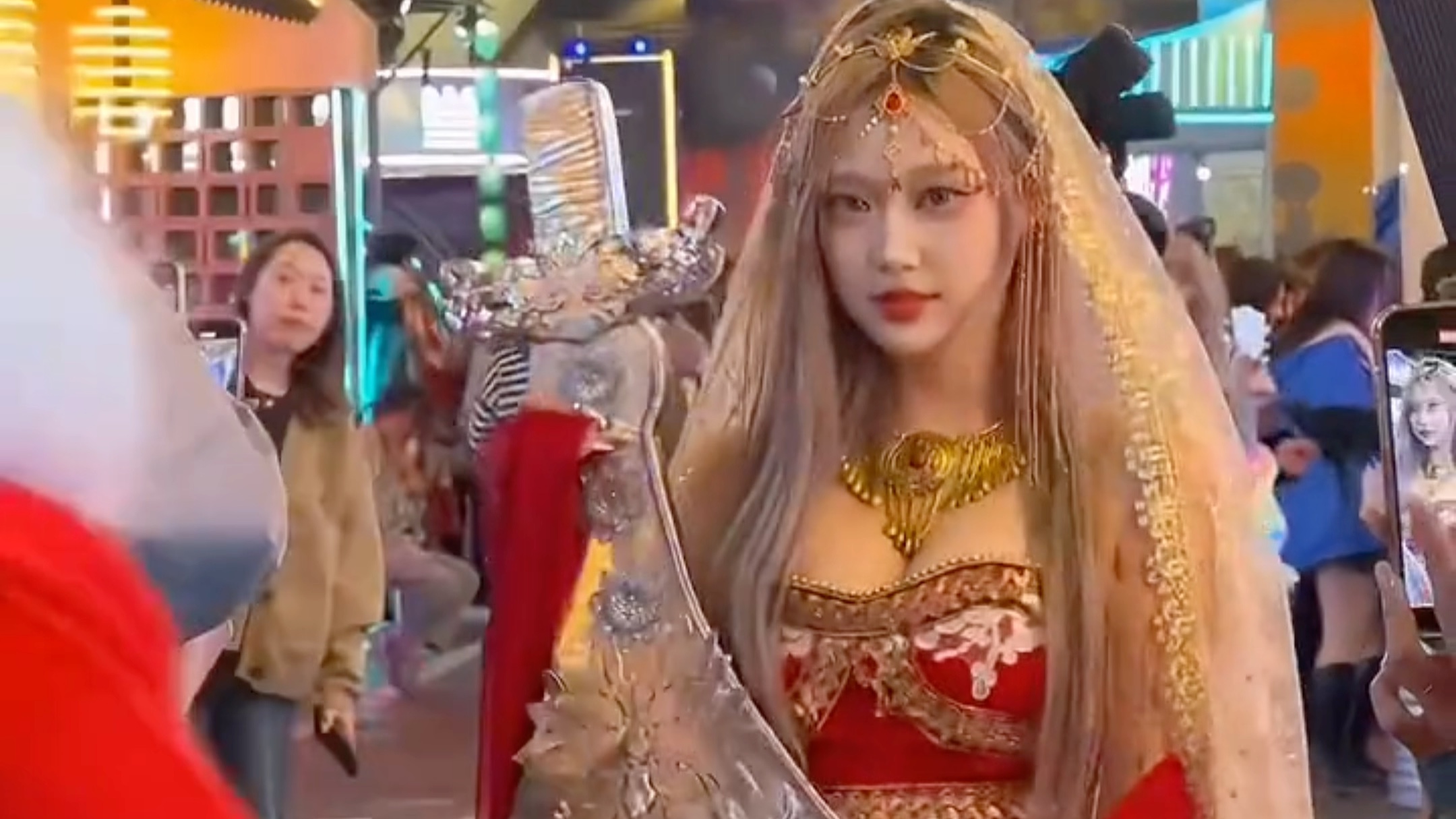 She's coming. She's coming.
