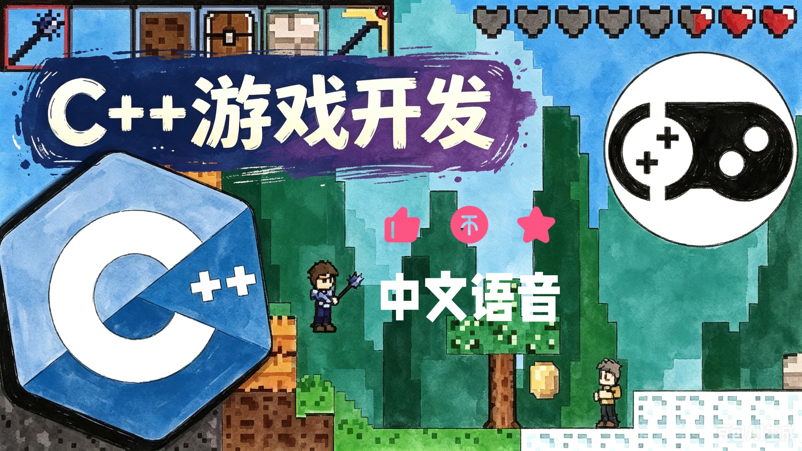 〖C++ 游戏开发初学者课程——你的第一个大型 C++ 游戏！〗中文语音