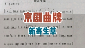 京剧剑阁闻铃曲谱_京剧卡通人物