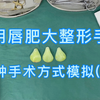 小阴唇肥大整形手术·两种手术方式模拟(下