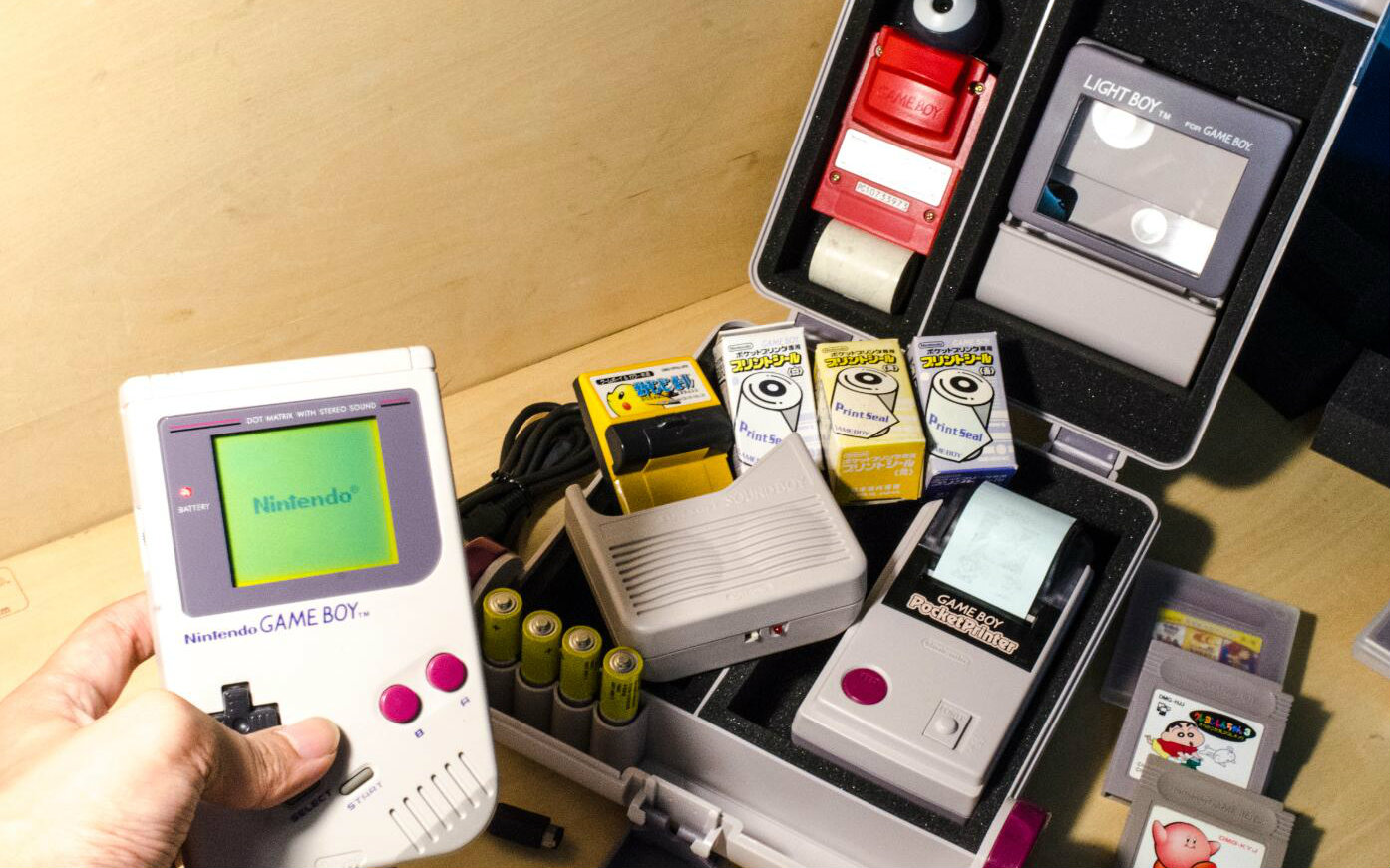 任天堂GameBoy初代掌机以及周边产品摄像头