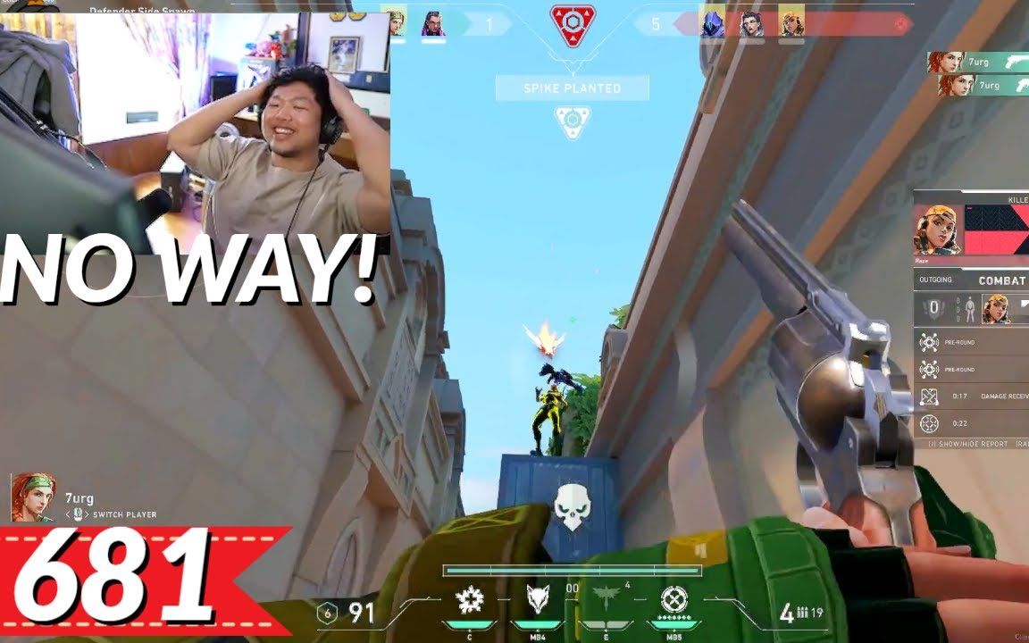 【VALORANT】每日主播职业选手精彩击杀及搞笑片段401Swagiwnl祺Swagiwnl祺哔哩哔哩视频