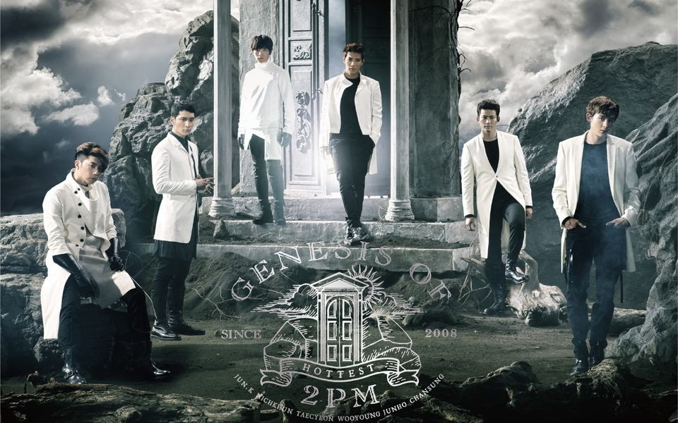 2PM演唱会之GENESIS OF 2PM 强推again and again 当然依然有经典的分手