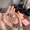 批发了20条粉嫩嫩的水晶手镯，少女心满满，夏天手腕怎么能没有它
