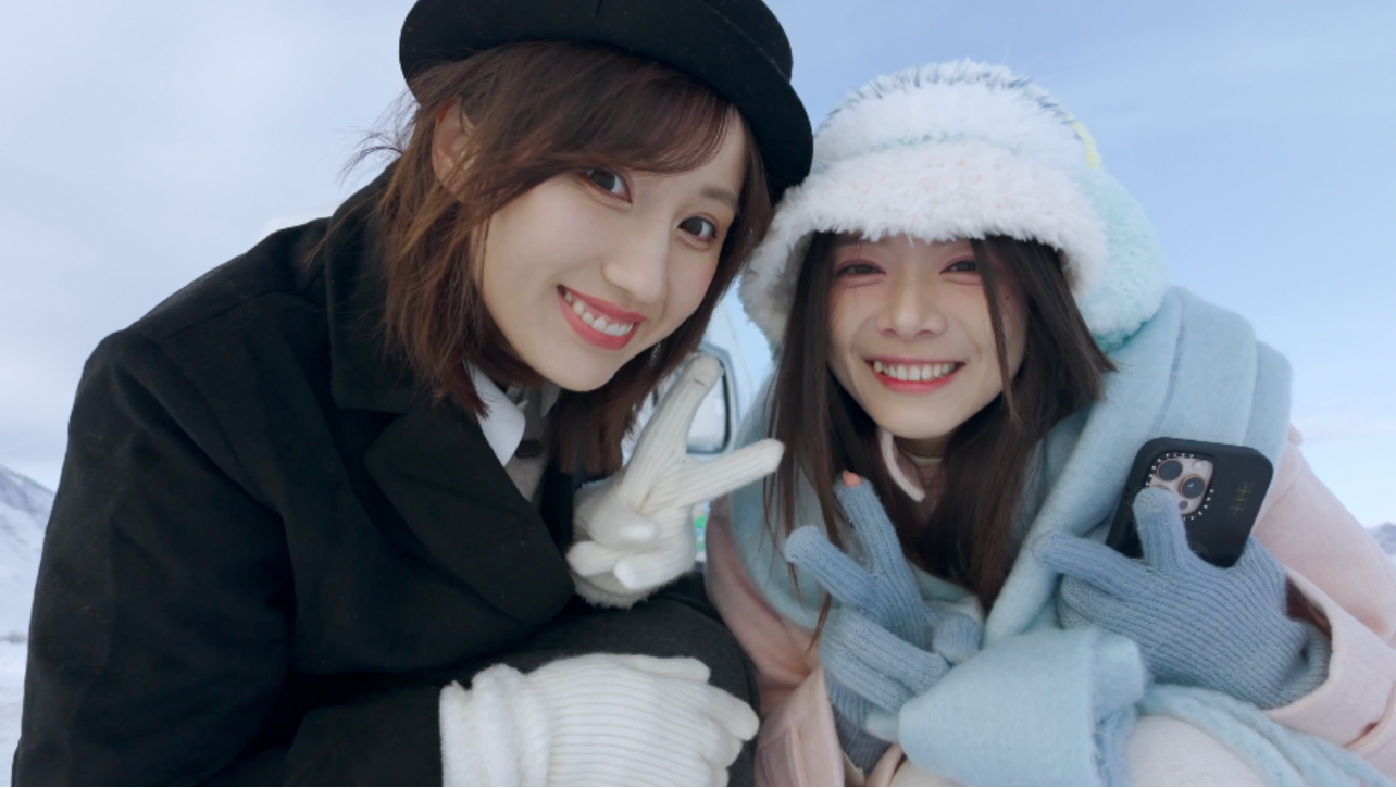 和姐妹第一次雪地开房车吃泡面！零下20度直接陷车...