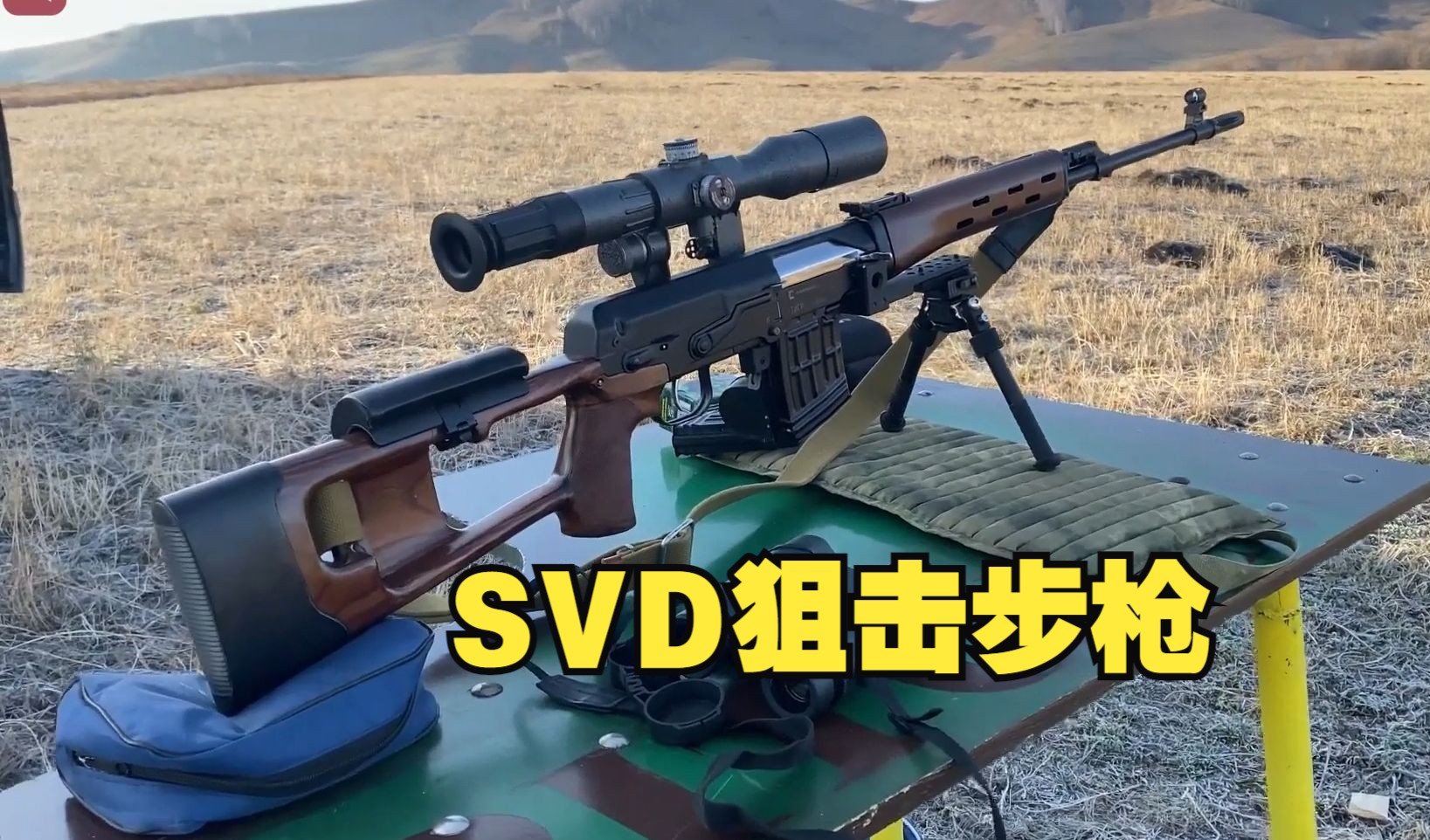 世界上第一支专业狙击步枪 前苏联德拉贡诺夫SVD狙击步枪