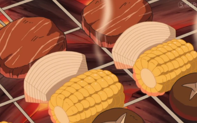 【哆啦A梦美食篇】蛋糕甜点松饼零食烤鱼烤串烧肉，肉食爱好者的天堂来啦！？