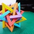 充满艺术感的折纸五重四面体，成品爆好看！