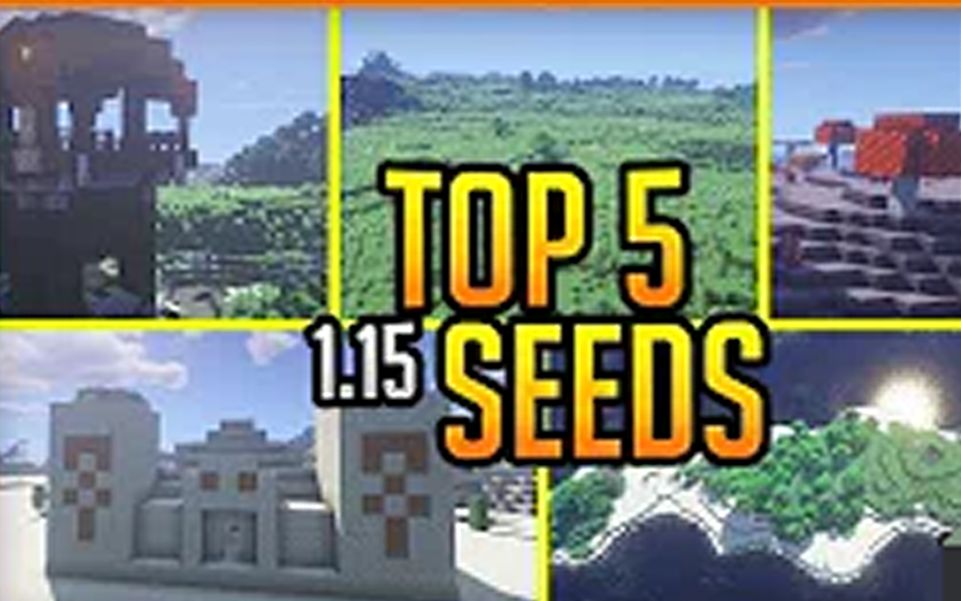 我的世界排行榜top 5 的种子 Top 5 Seeds For 1 15 Minecraft 1 15 1 哔哩哔哩 つロ干杯 Bilibili