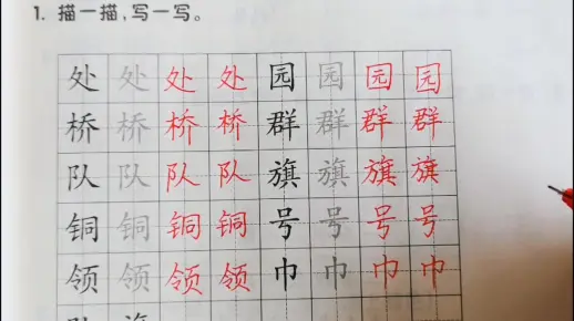 红旗的笔画顺序是怎样的？如何正确书写旗字？