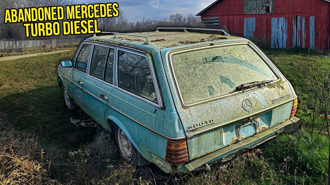 【灾难洗车】废弃的谷仓找到梅赛德斯 300TD，20 年来第一次清洗｜极度舒适·强迫症福音｜【 WD Detailing】