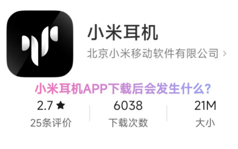 小米耳机APP下载后会发生什么？