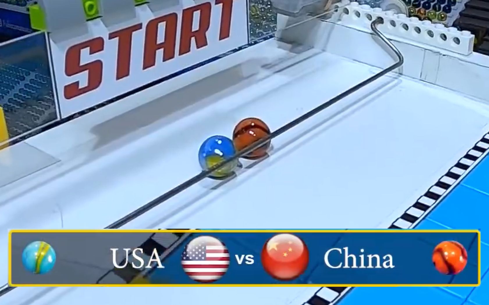 （这也能解说？！）弹珠障碍竞速世界杯！中国队能否晋级？！