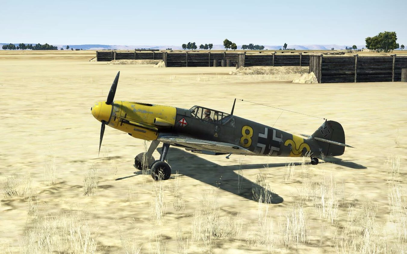 il2sturmovikbf109f4发动机管理起飞降落介绍