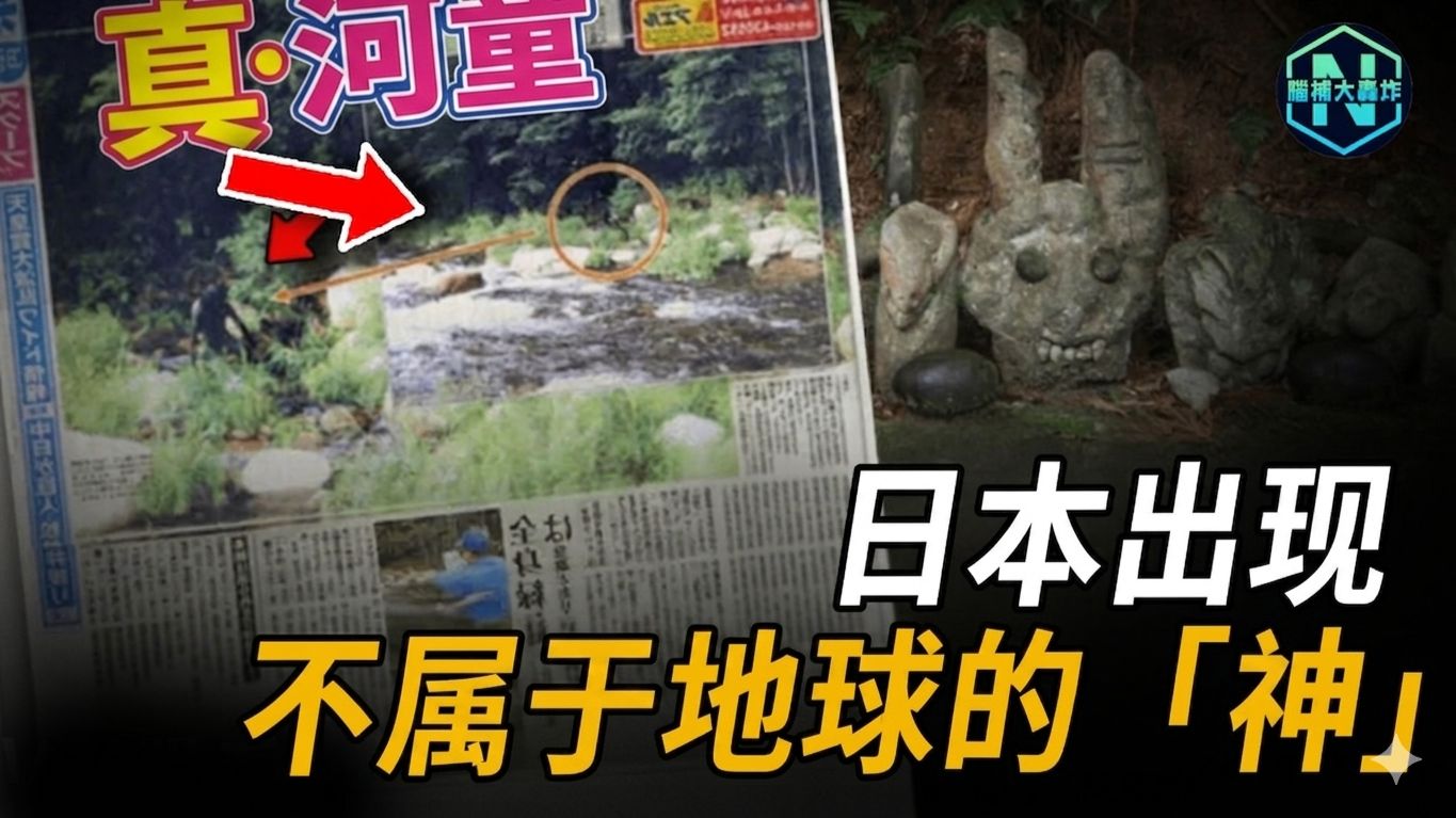 太诡异了！日本多拍到神秘食人怪物，样貌超脱地球生物范畴？