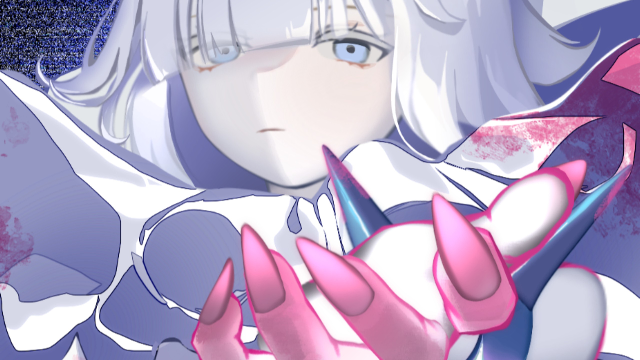 ［逐帧动画］此女白毛形态真是太可爱了