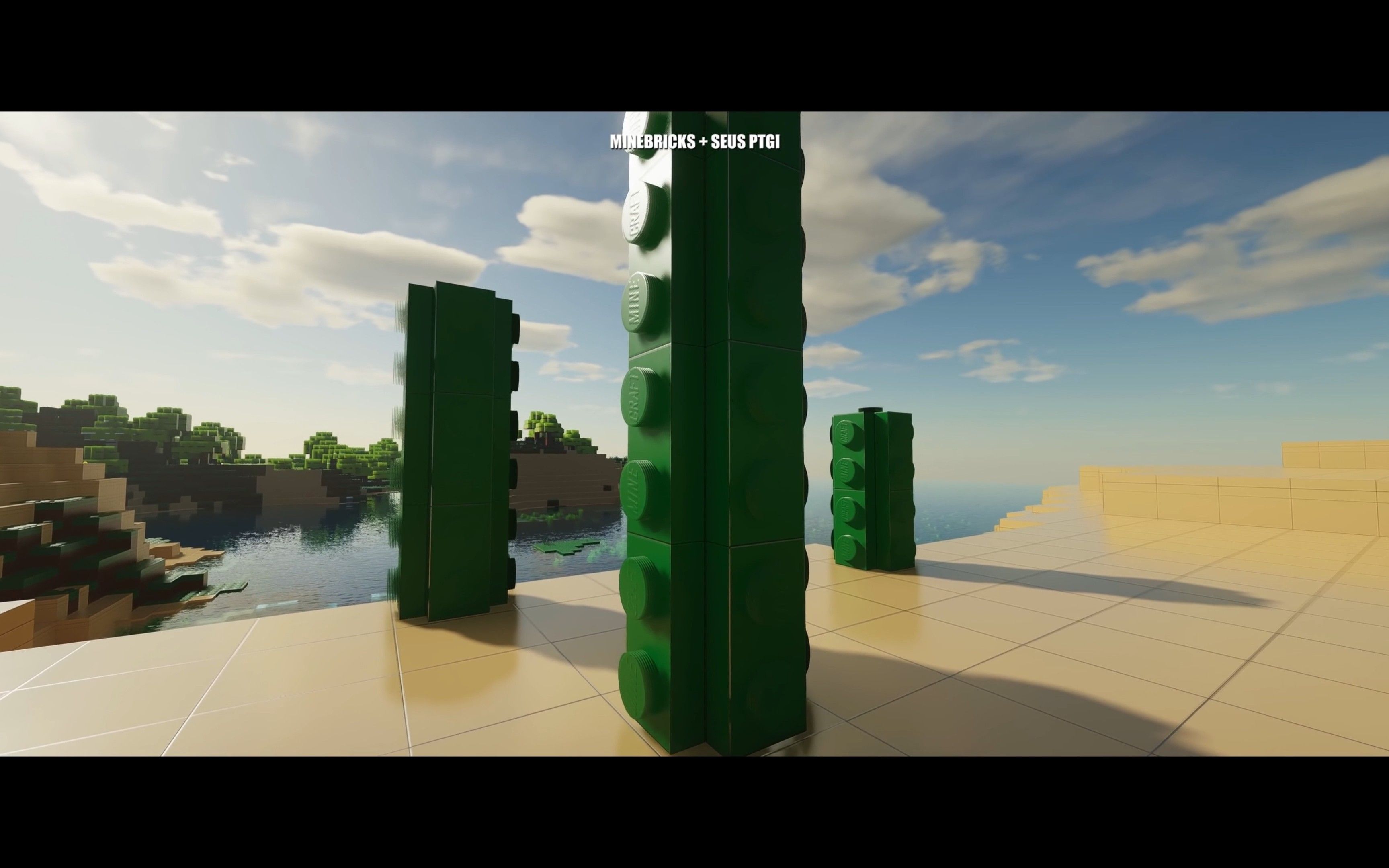 乐高版我的世界，《Polybrick》材质包整活大赏，娱乐向。内含下载链接~