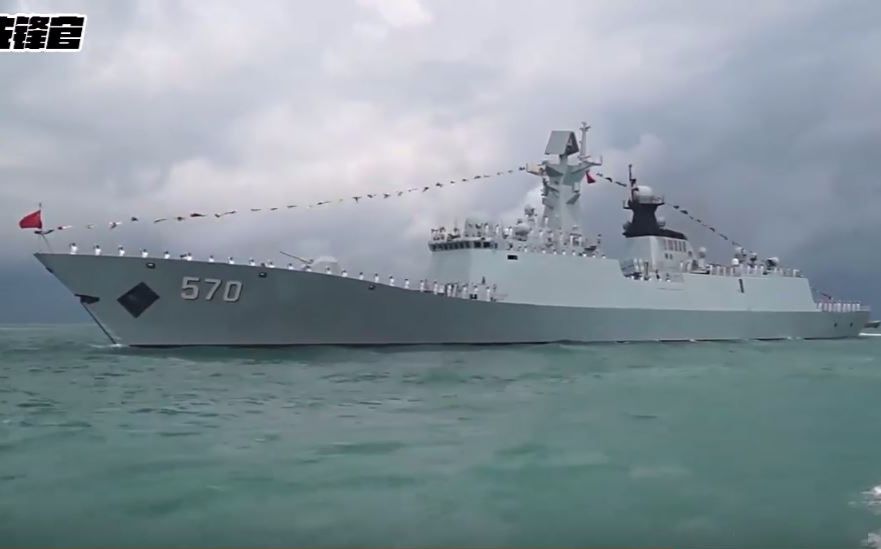 中国最新一艘052d银川舰服役加入南海舰队序列好漂亮啊