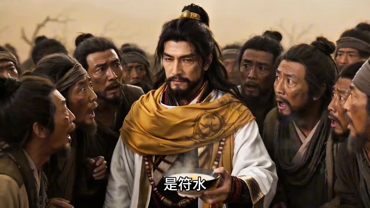 人们说他会撒豆成兵，我不信，结果他把豆子撒进来我的碗里，我就成了他的兵