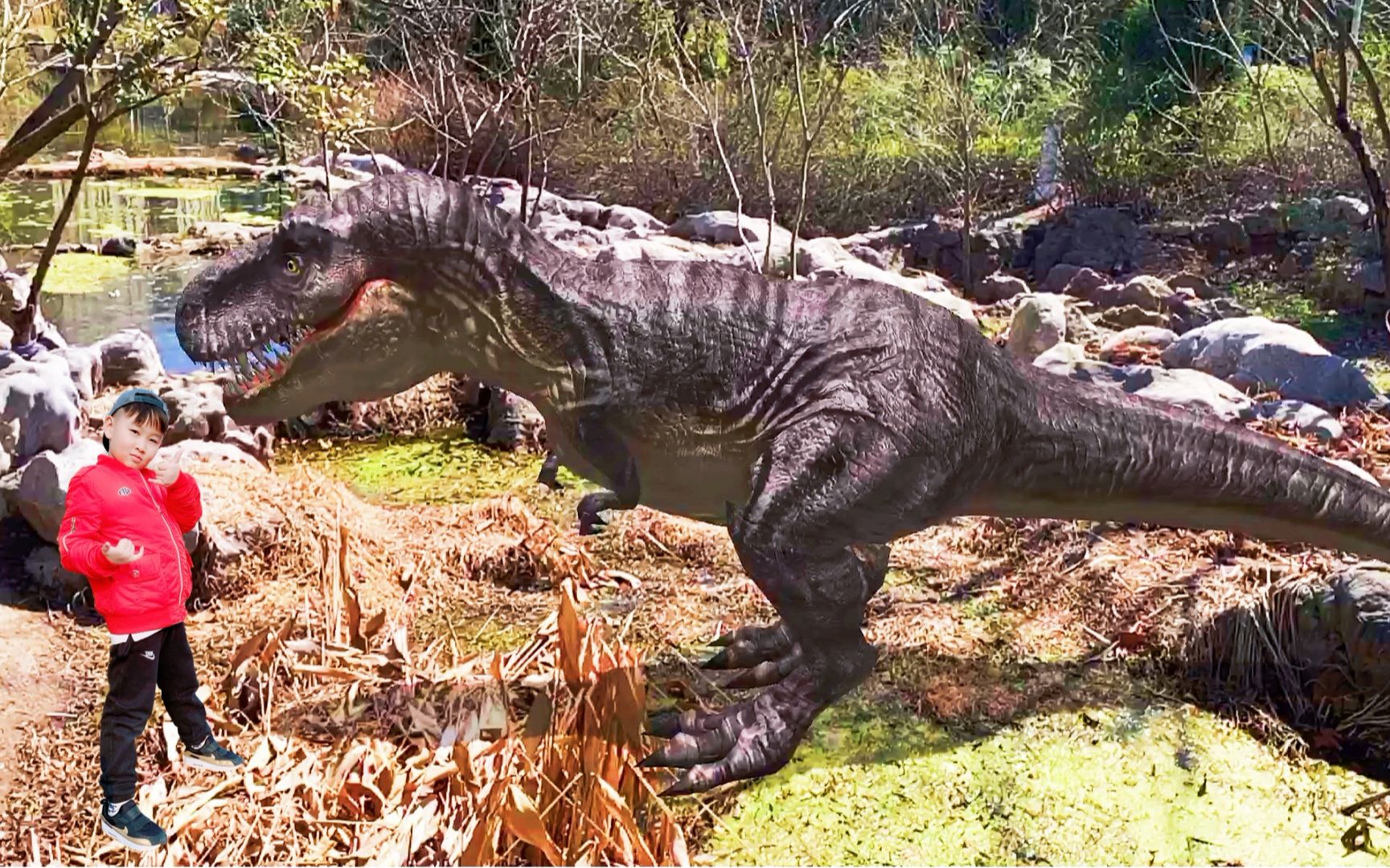 我的宠物霸王龙在侏罗纪公园操控霸王龙侏罗纪世界恐龙暴虐龙沧龙