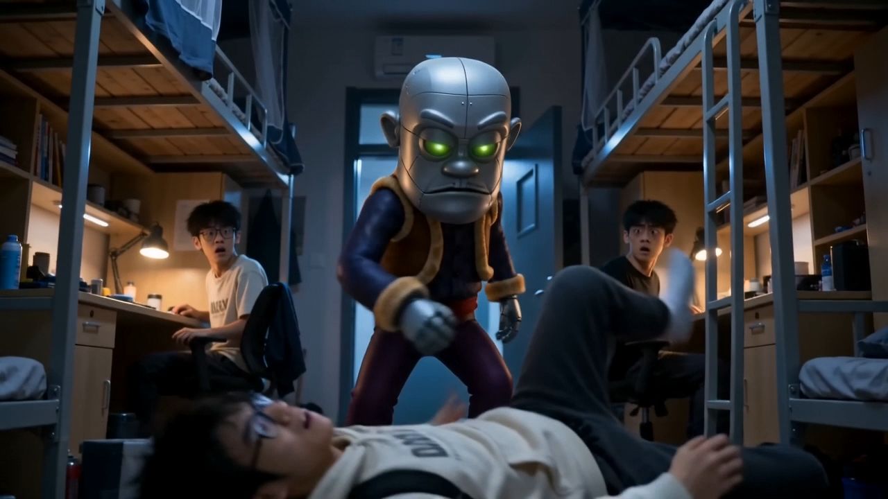 机器光头强整治烂梗大学生
