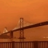 加州大火，部分地区天空变成了橙色