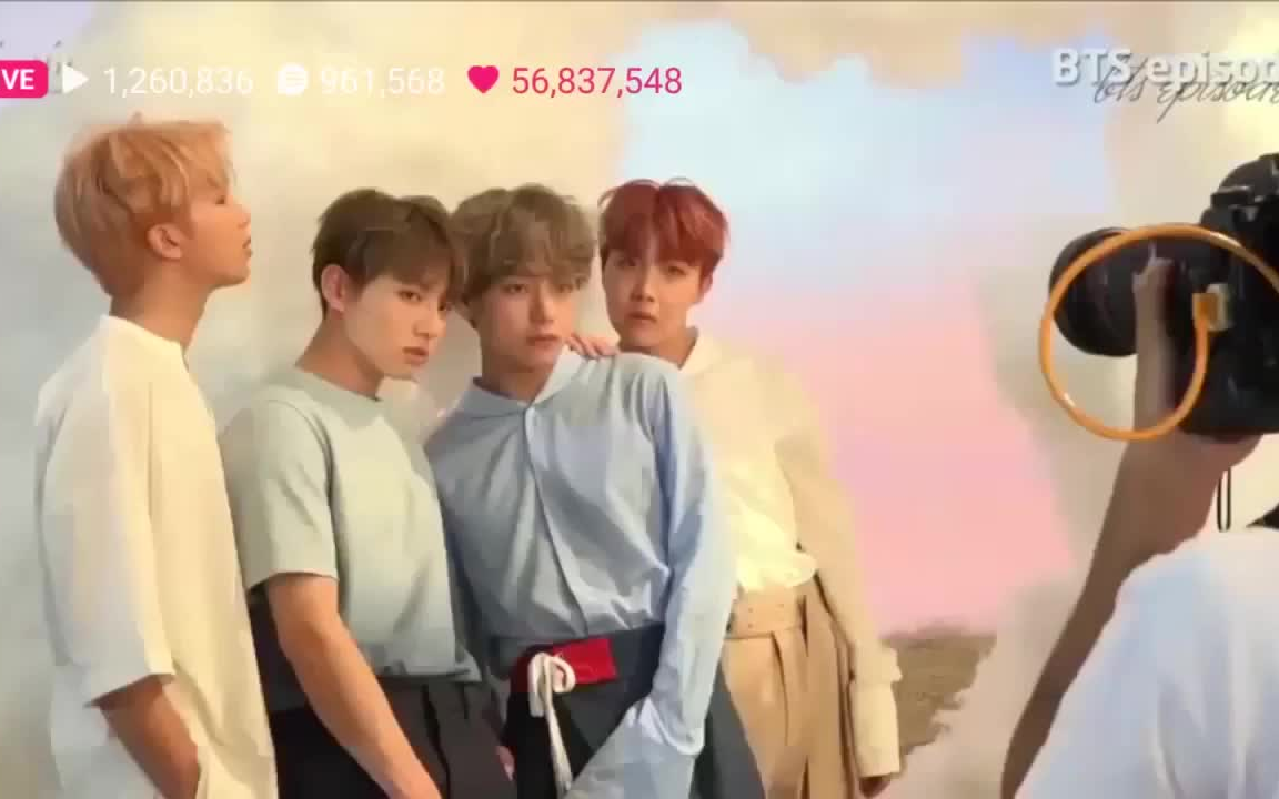 bts love yourself专辑内页拍摄花絮