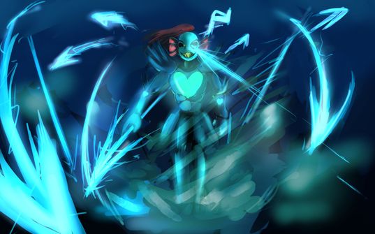 传说之下undertale chara vs undyne the undying不朽