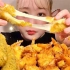 【MIYU 】吃播 马苏里拉芝士条&炸虾