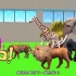 小朋友参观恐龙博物馆，萌宝介绍各种恐龙，儿童早教启蒙动画