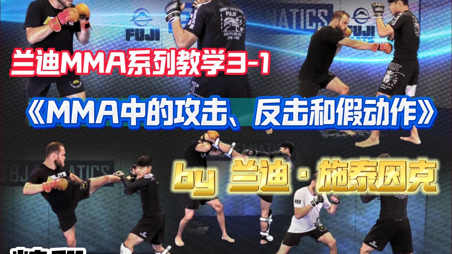 【中字精翻】《MMA中的攻击、反击和假动作》by 兰迪·施泰因克 第一章