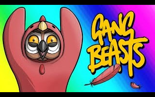 【720p】gang beasts funny moments - wake up!
