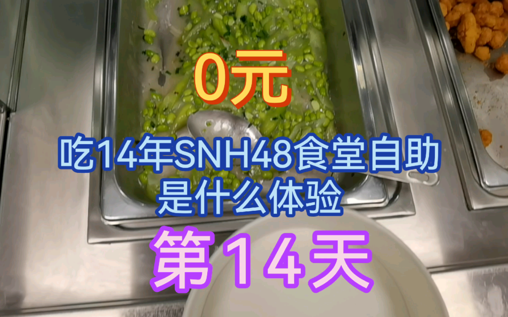 【SNH48】吃14年SNH48食堂是什么体验 | 记录第14天