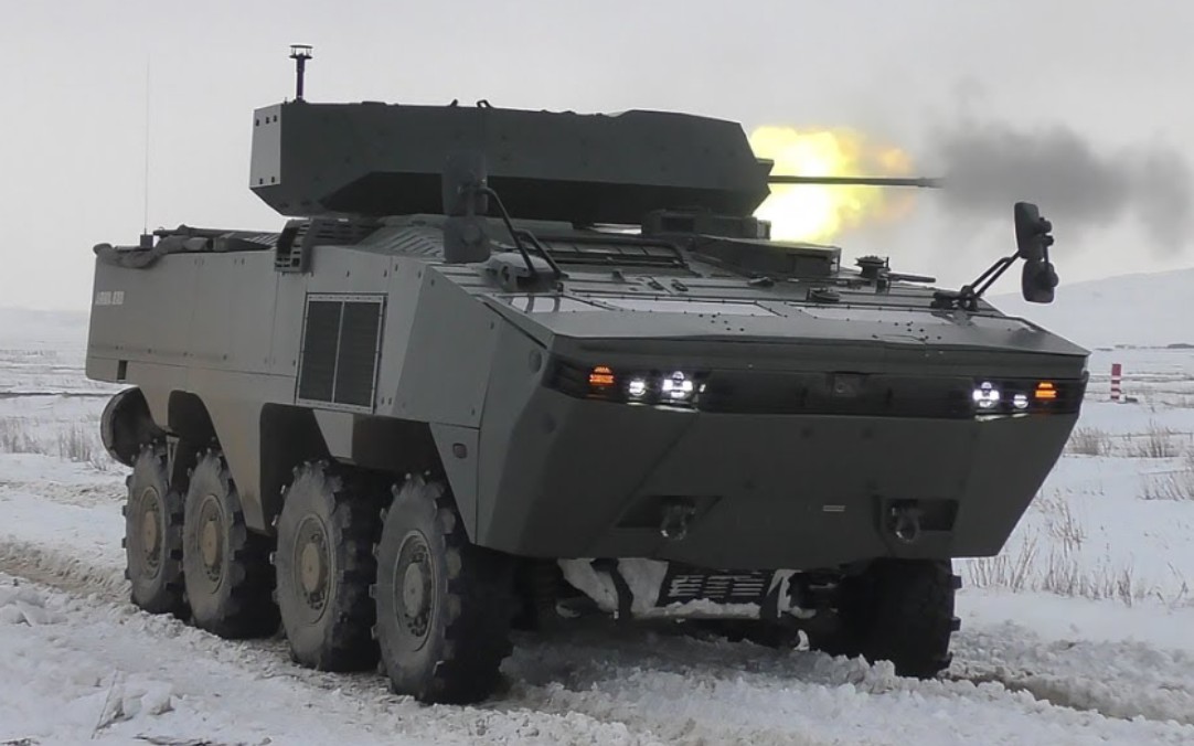 【军事】哈萨克斯坦测试土耳其ARMA 8x8轮式装甲车