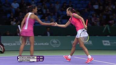 彭帅/谢淑薇vs佩特洛娃/斯莱伯尼克 2013年<em class="keyword">WTA年终总决赛</em>半<em class="keyword">决赛</em> 自制HL