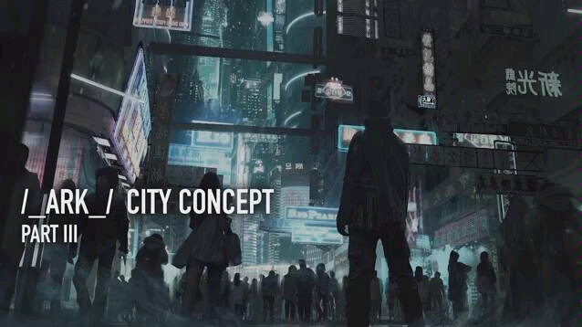 【三维辅场景概念设计】朋克风未来城市场景概念设计。su草图大师辅助概念设计教程。part 3