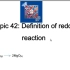 A LEVEL化学 redox reaction