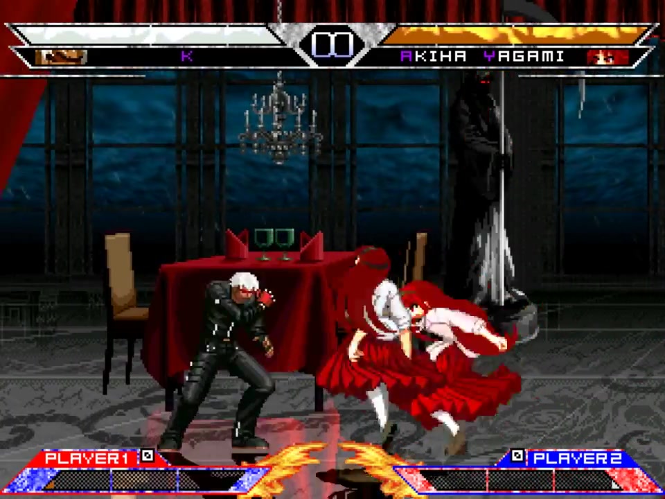 [kof mugen] k xiii vs akiha yagami