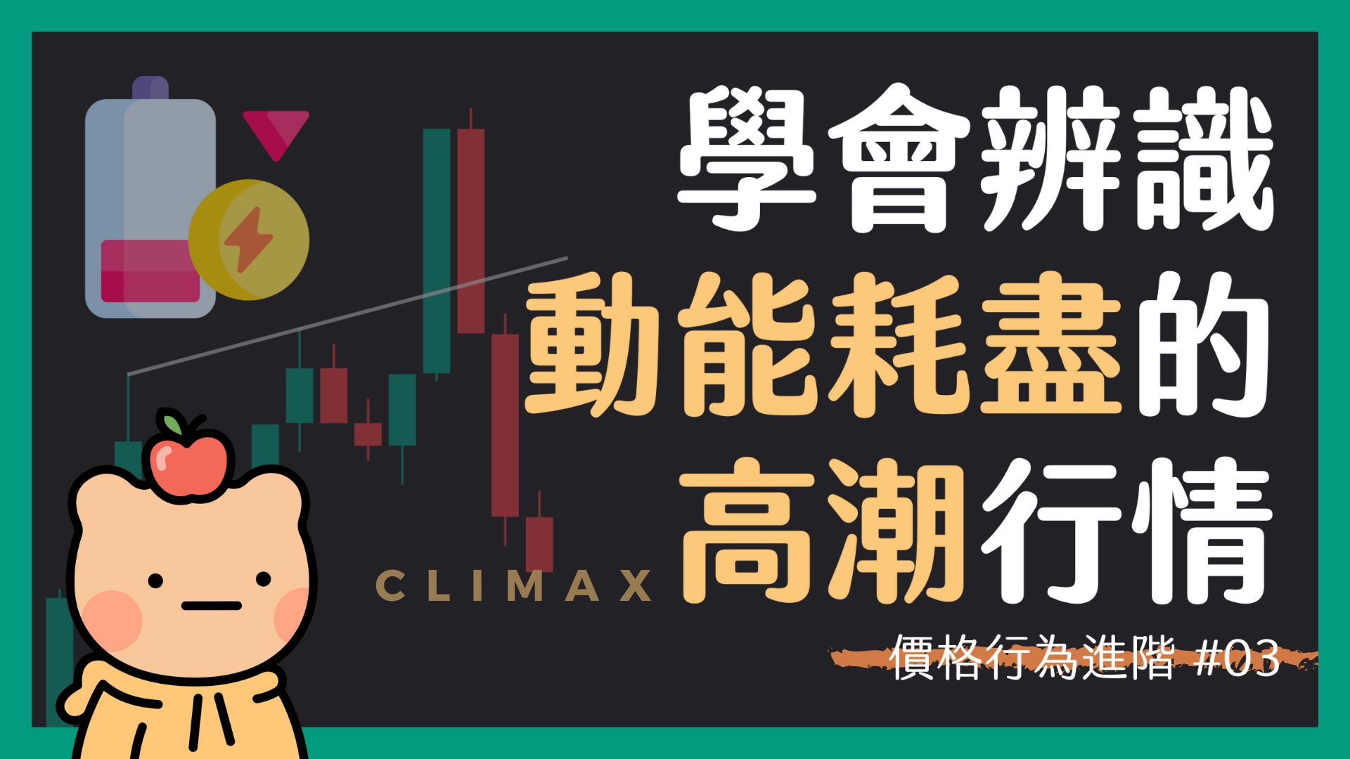 【價格行為進階 03】捕捉絕佳反轉點：高潮行情交易要點