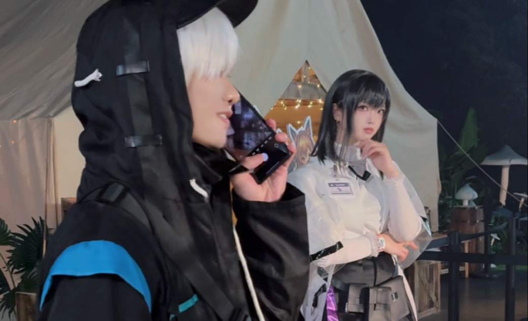 We've got someone suspicious on camera. Send it to Amia.