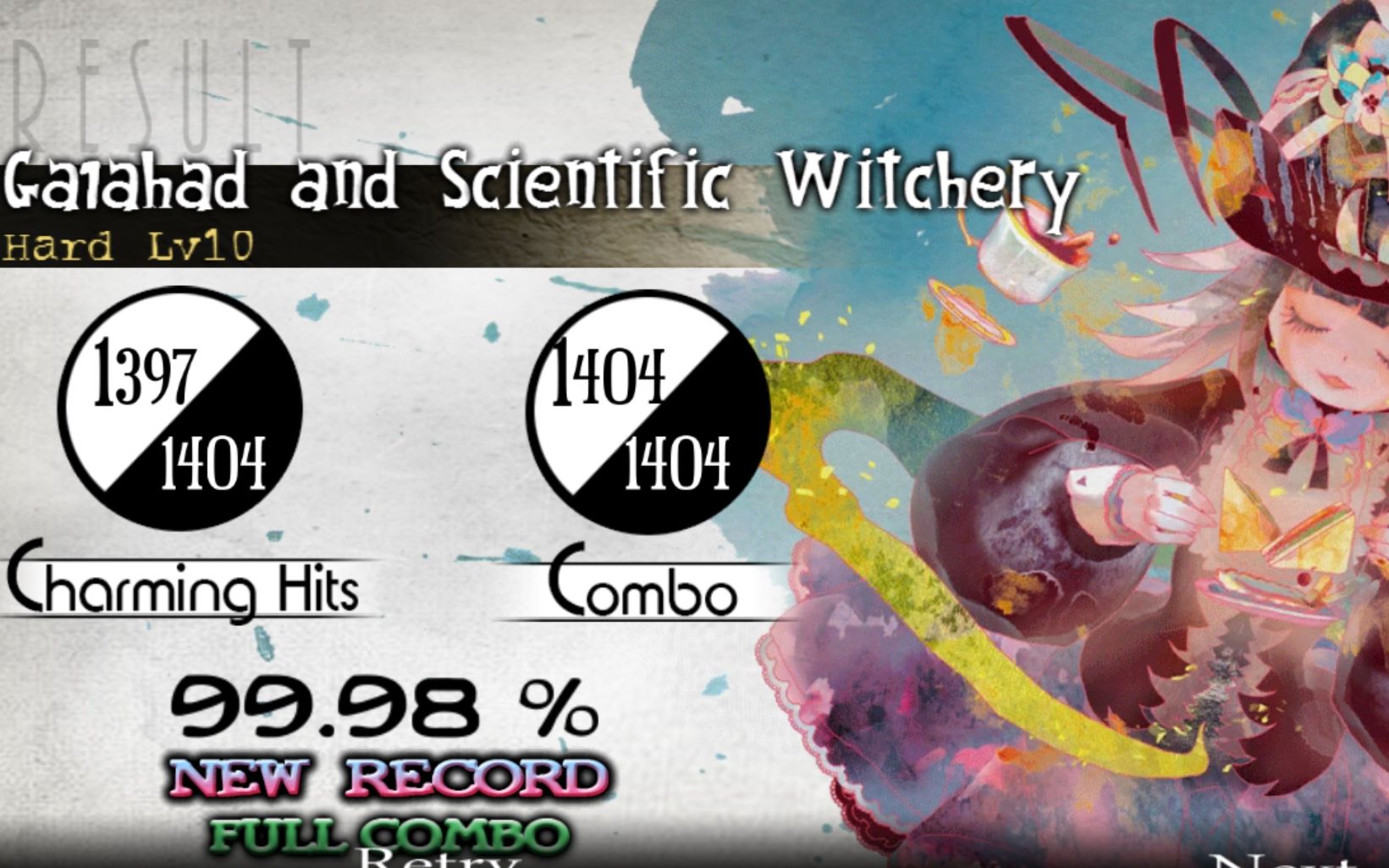 Mili小巫女 Deemo Ga1ahad And Scientific Witchery Full Combo 99 98 哔哩哔哩 つロ干杯 Bilibili