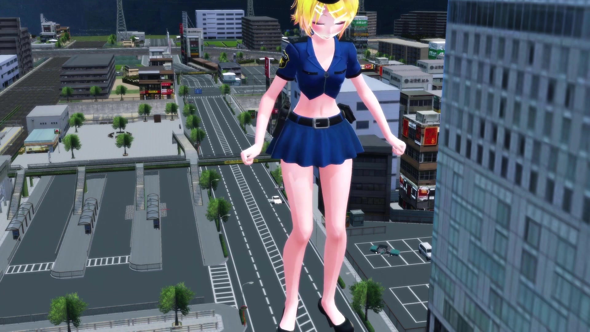 Giantess rampage