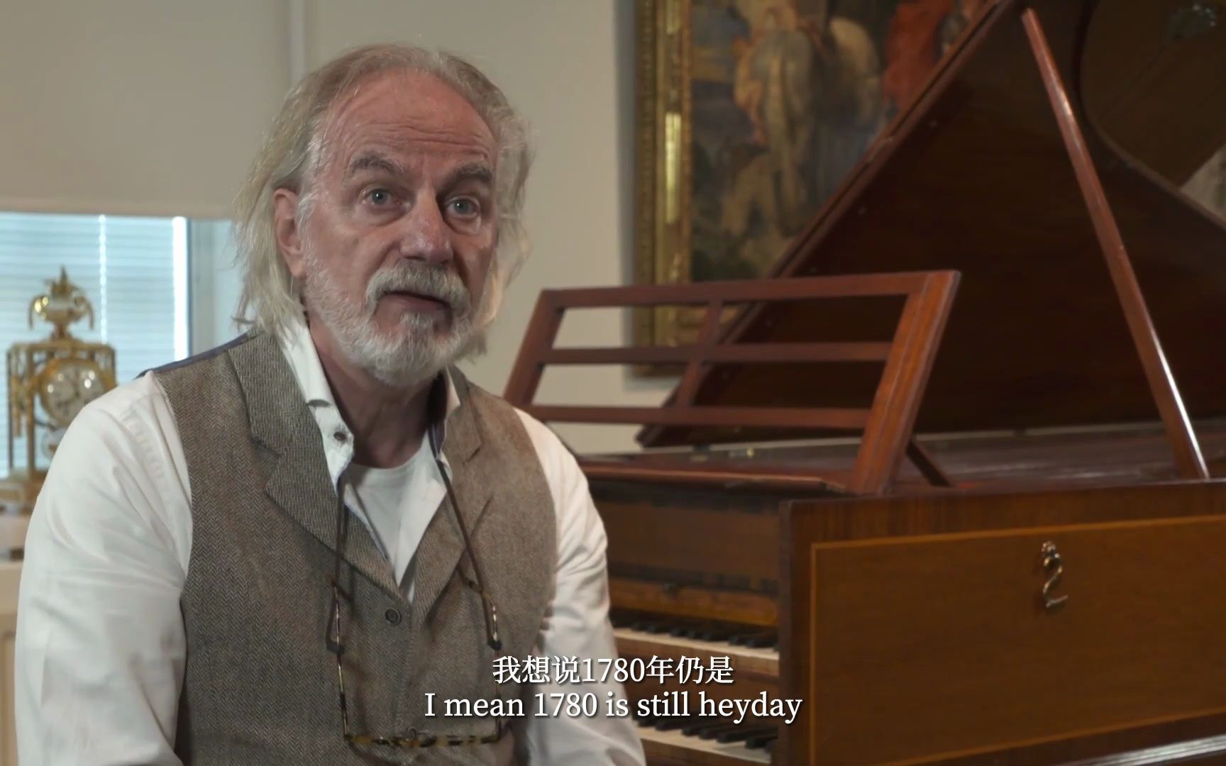 【自制中英字幕】【官方授权】钢琴传奇：早期钢琴的历史 #2 1775年舒第&布罗德伍德羽管键琴——埃德温·布恩克与福田理子