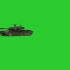 绿幕抠像坦克视频素材