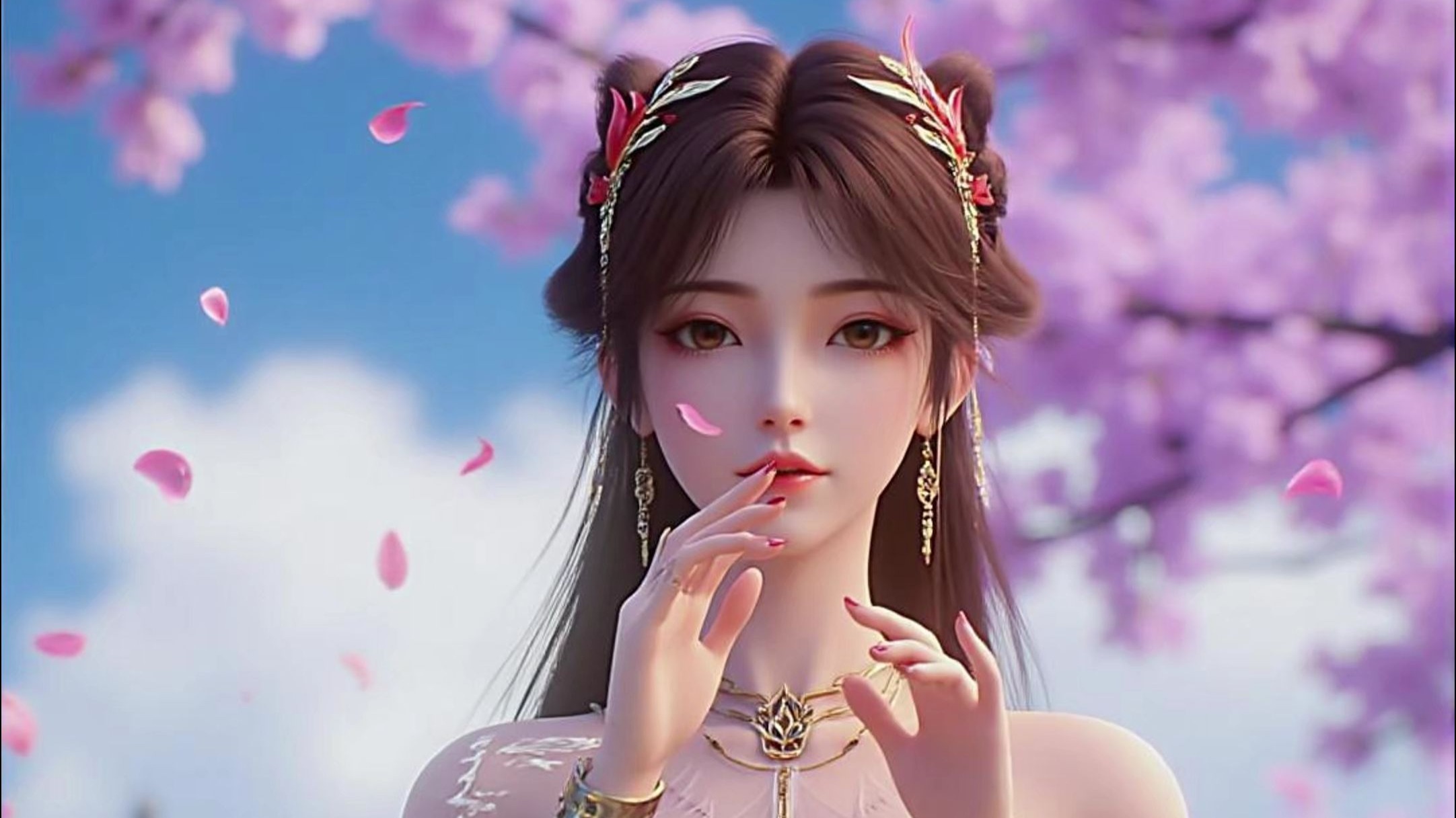 完美世界天神境火灵儿好美啊！高清壁纸赏析