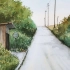 【水彩】米蒂画电影 菊次郎的夏天手绘水彩画，满满的感动～
